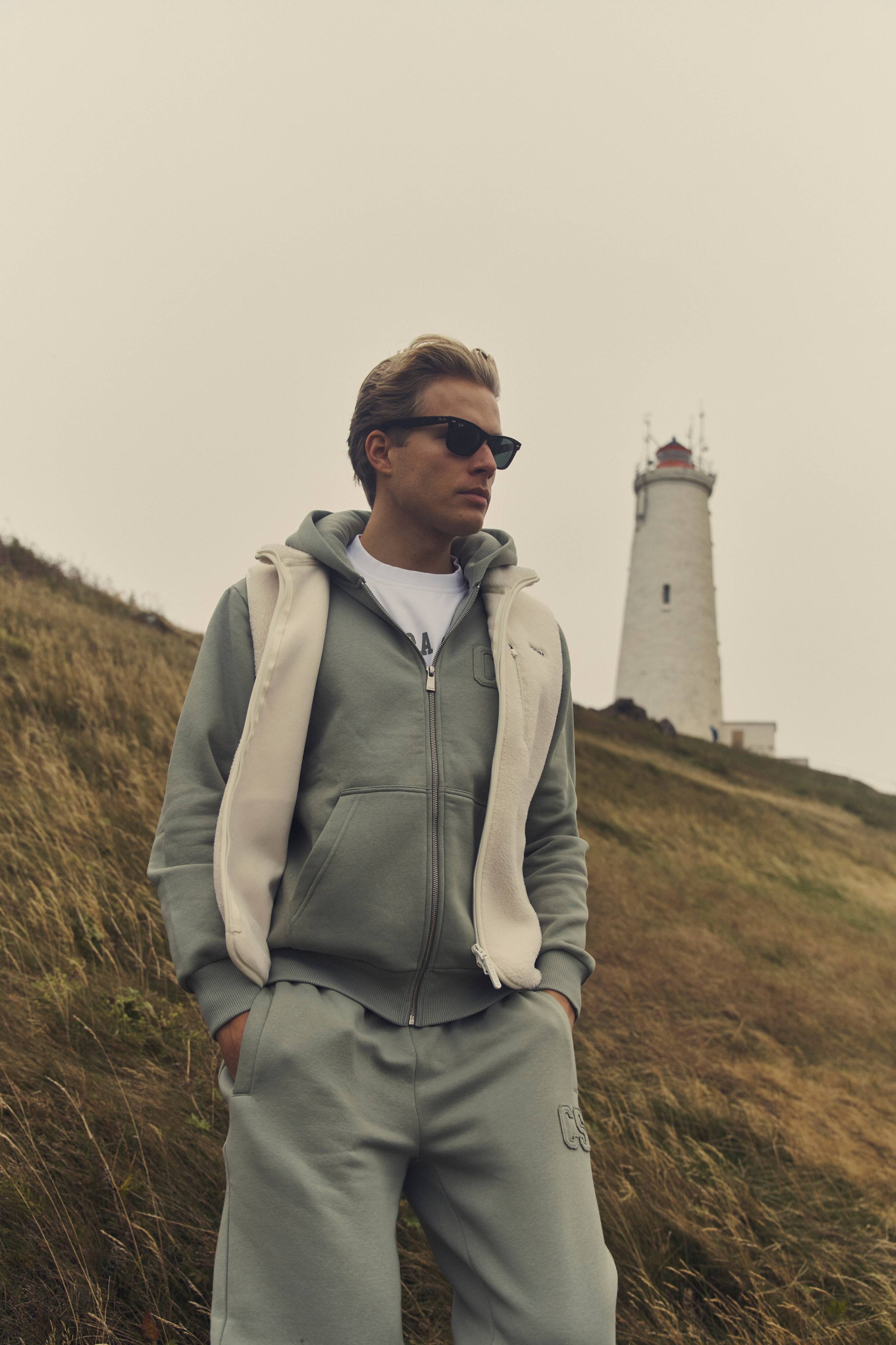 M. CS Zip Hoodie - Olive